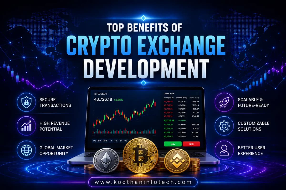 Top Benefits of Cryptocurrency Exchange Development